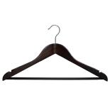 Standard Hook Hanger Dark Wood Trouser Bar